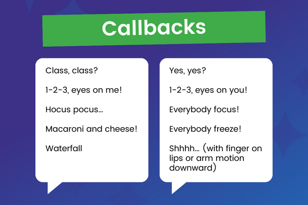 attention getter callback examples