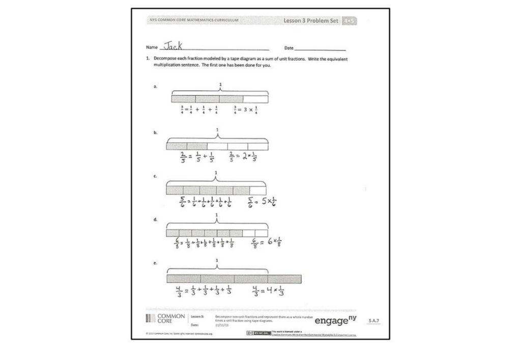 math worksheet